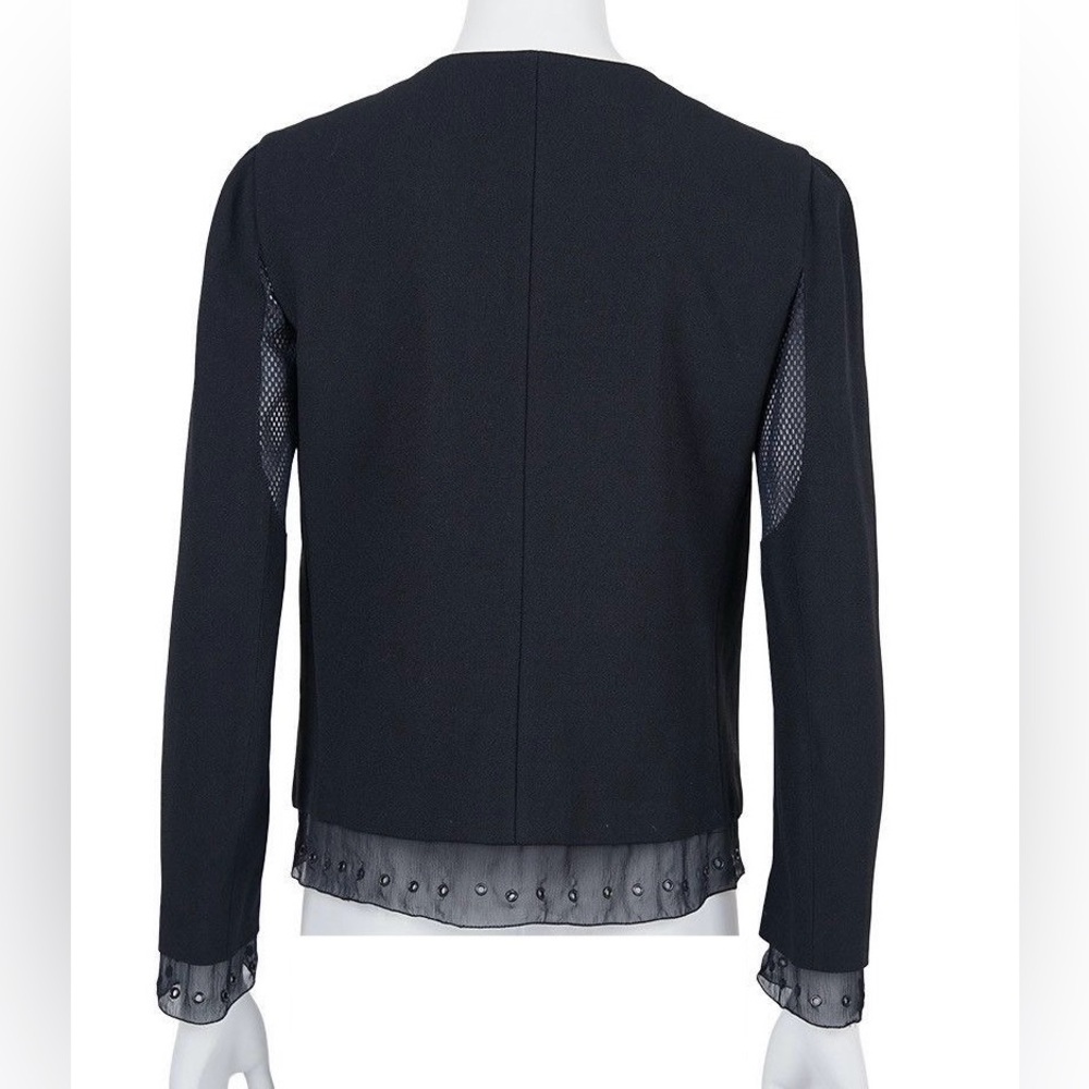 Prada Black Tailored Blazer with Modern Design - Picture 2 of 12